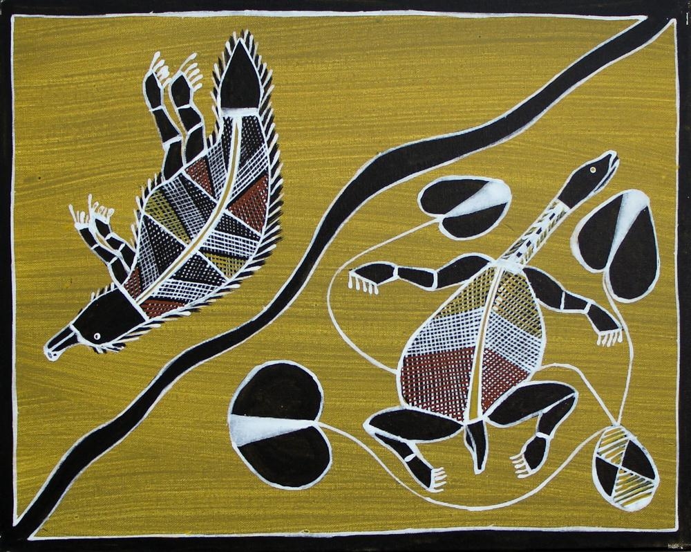 Artwork by Larry Bangarr, Untitled, Made of Synthetic polymer paint on canvas