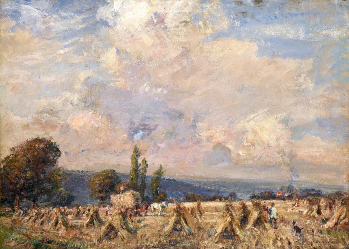 Herbert Royle | Harvesting scene | MutualArt