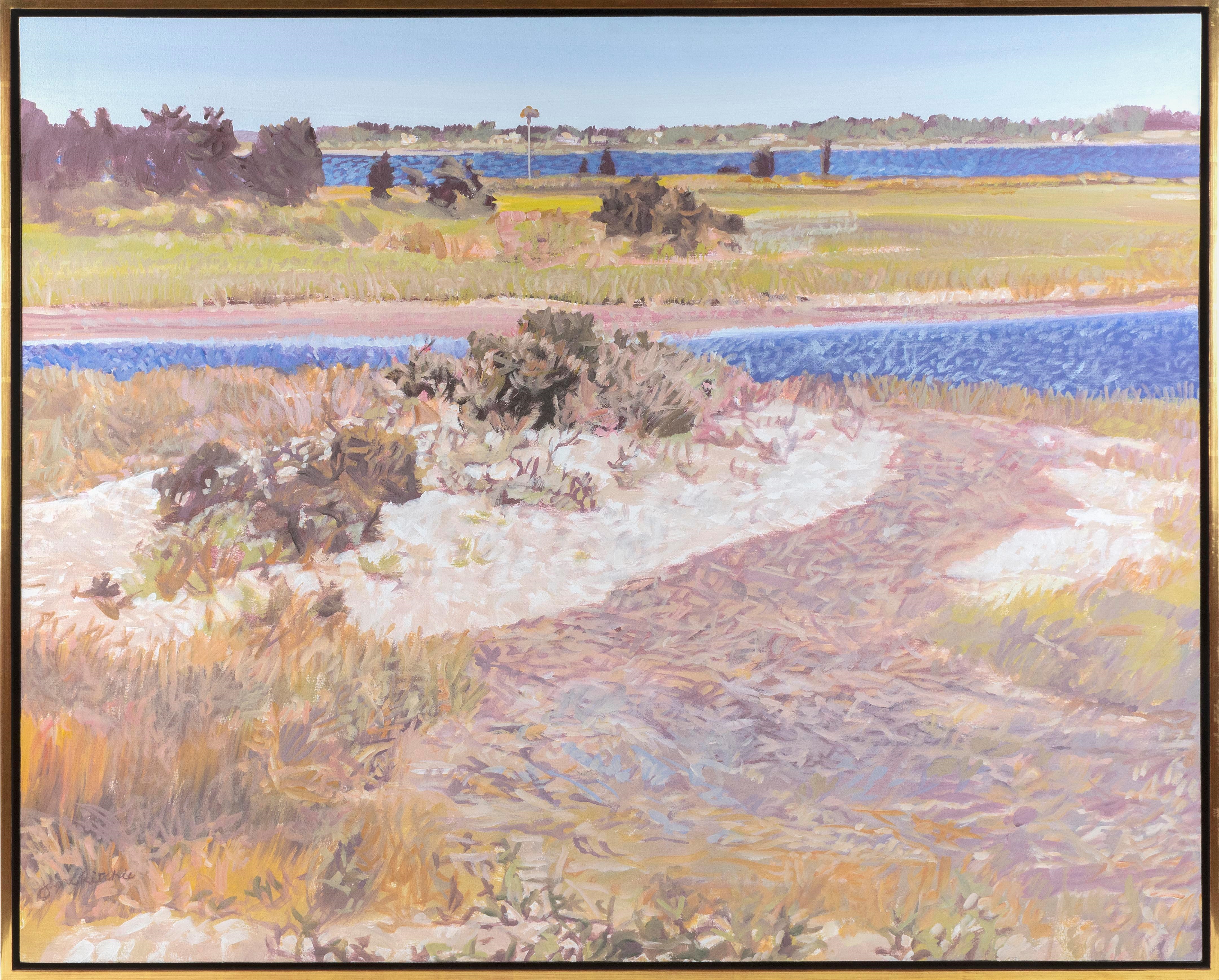 Jane Ritchie | Osprey nest on the marsh. | MutualArt