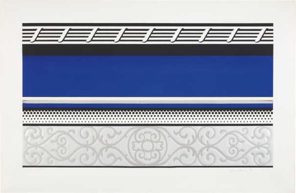 Entablature V, from Entablature series by Roy Lichtenstein, 1976