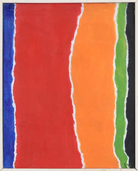 Abstract by Emerson S. Woelffer, 1969