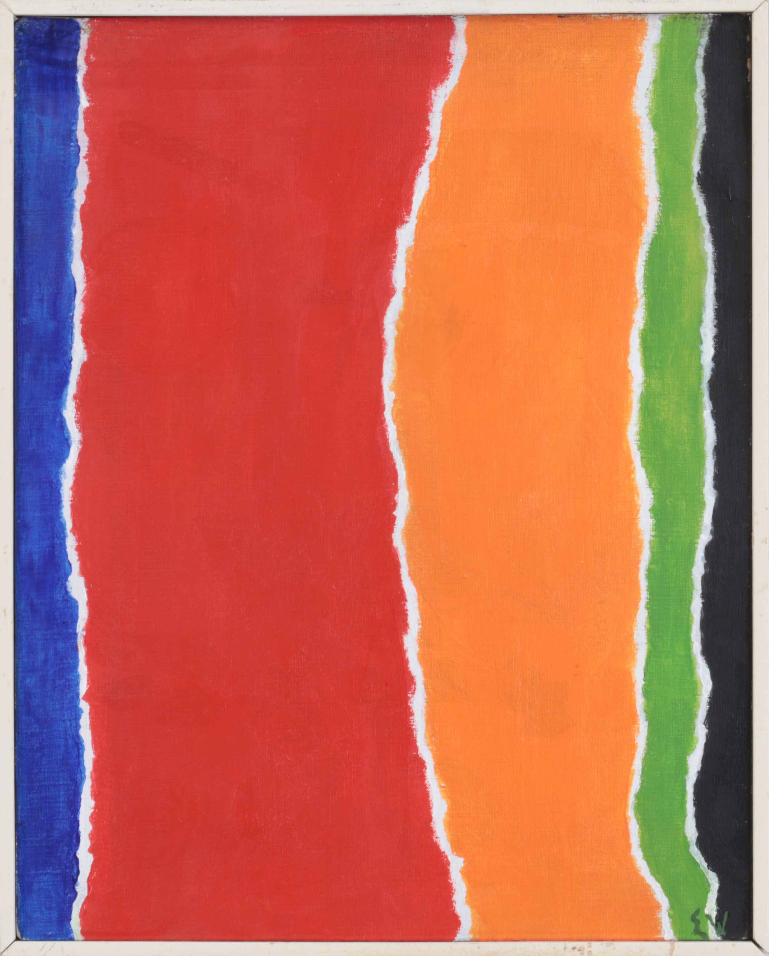 Artwork by Emerson S. Woelffer, Abstract, Made of oil on canvas