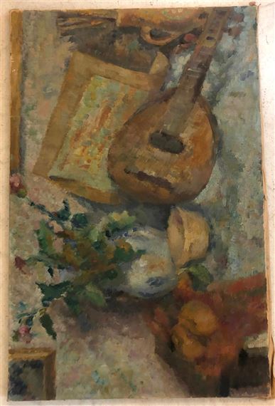Nature morte à la mandoline by Robert Brietwieser, 1931