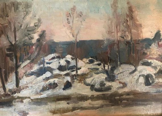 Paysage ensolleilé by Andrée Seailles