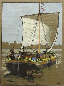 Humber Keel Boat - Harry Hudson Rodmell