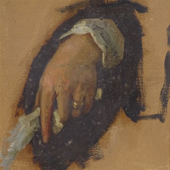 hand study by Alfred Palmer