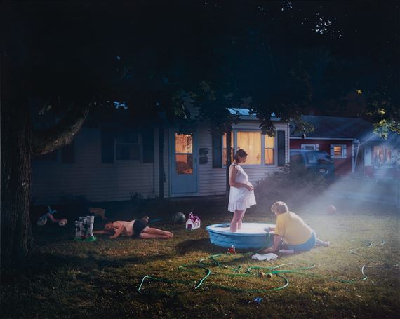 UNTITLED (PREGNANT WOMAN/POOL) by Gregory Crewdson, Executed in 1999