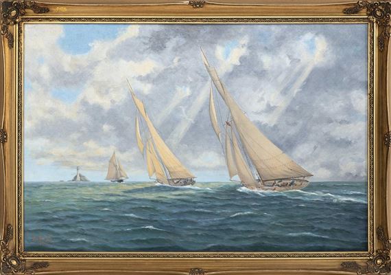 "1st Fastnet Race 1925 Jolie Brise", by Andrew Bennett