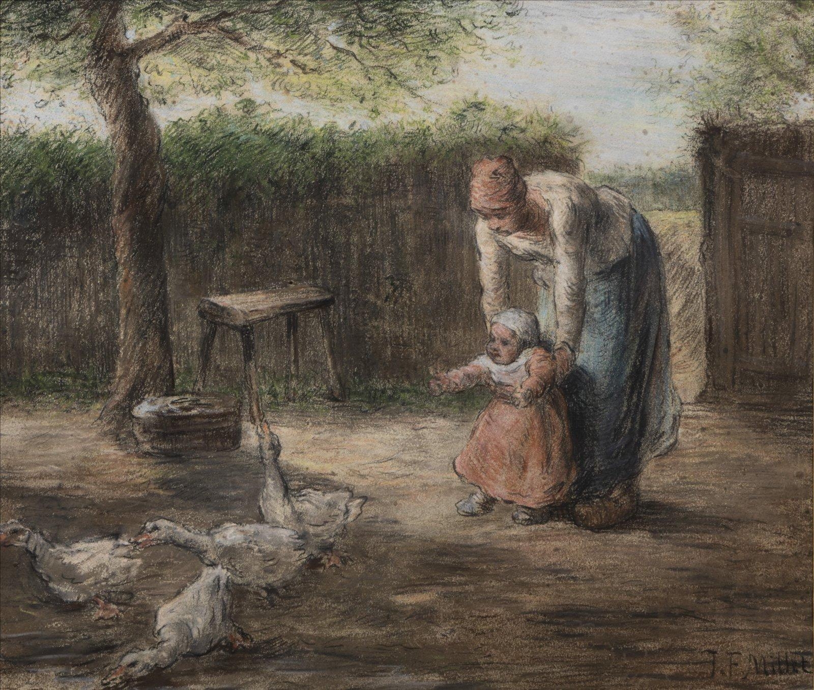 JeanFrançois Millet FARM HOUSE AT GRUCHY MutualArt