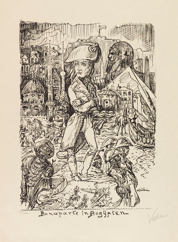 Bonaparte by Alfred Kubin, 1923