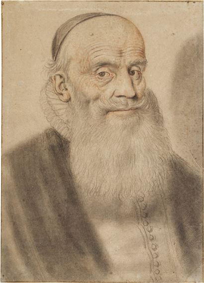 PORTRAIT OF A BEARDED MAN by Nicolas Lagneau