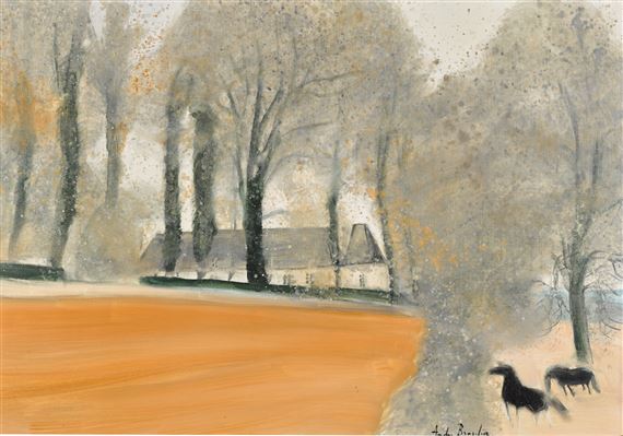 Andre Brasilier | AUTOMNE À LOUPEIGNE (1988) | MutualArt