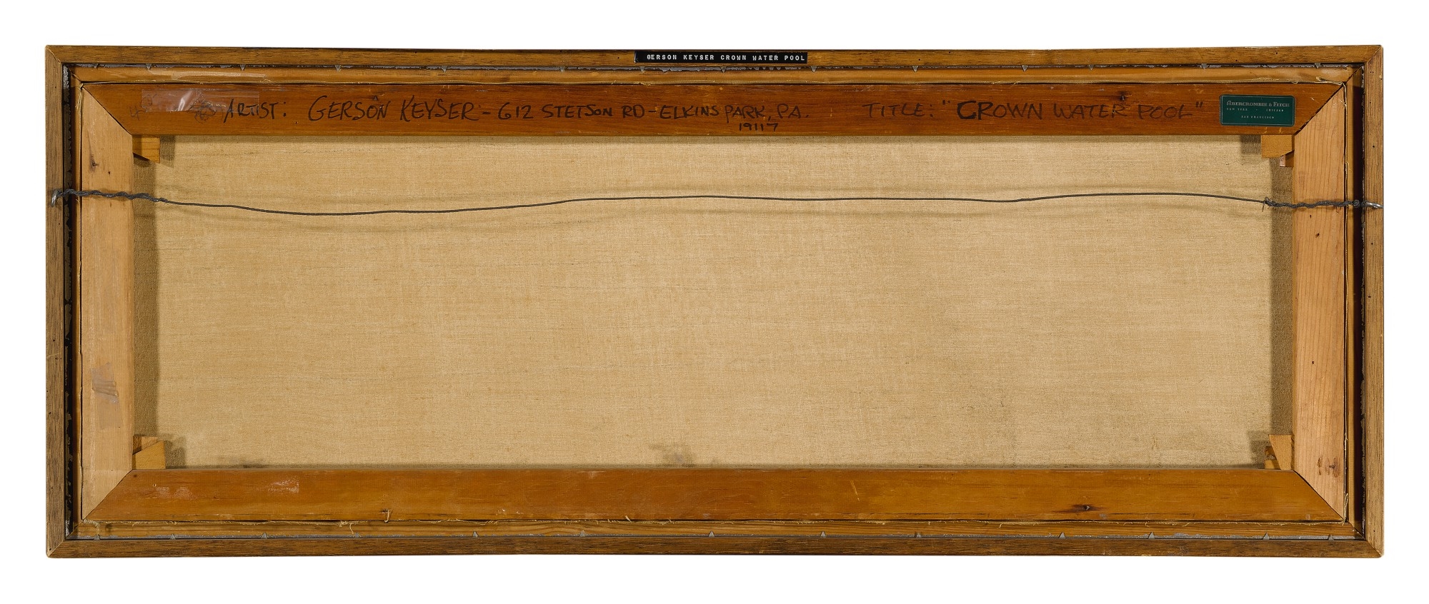 Artwork by Gerson Keyser, CROWN WATER POOL, Made of oil on canvas
