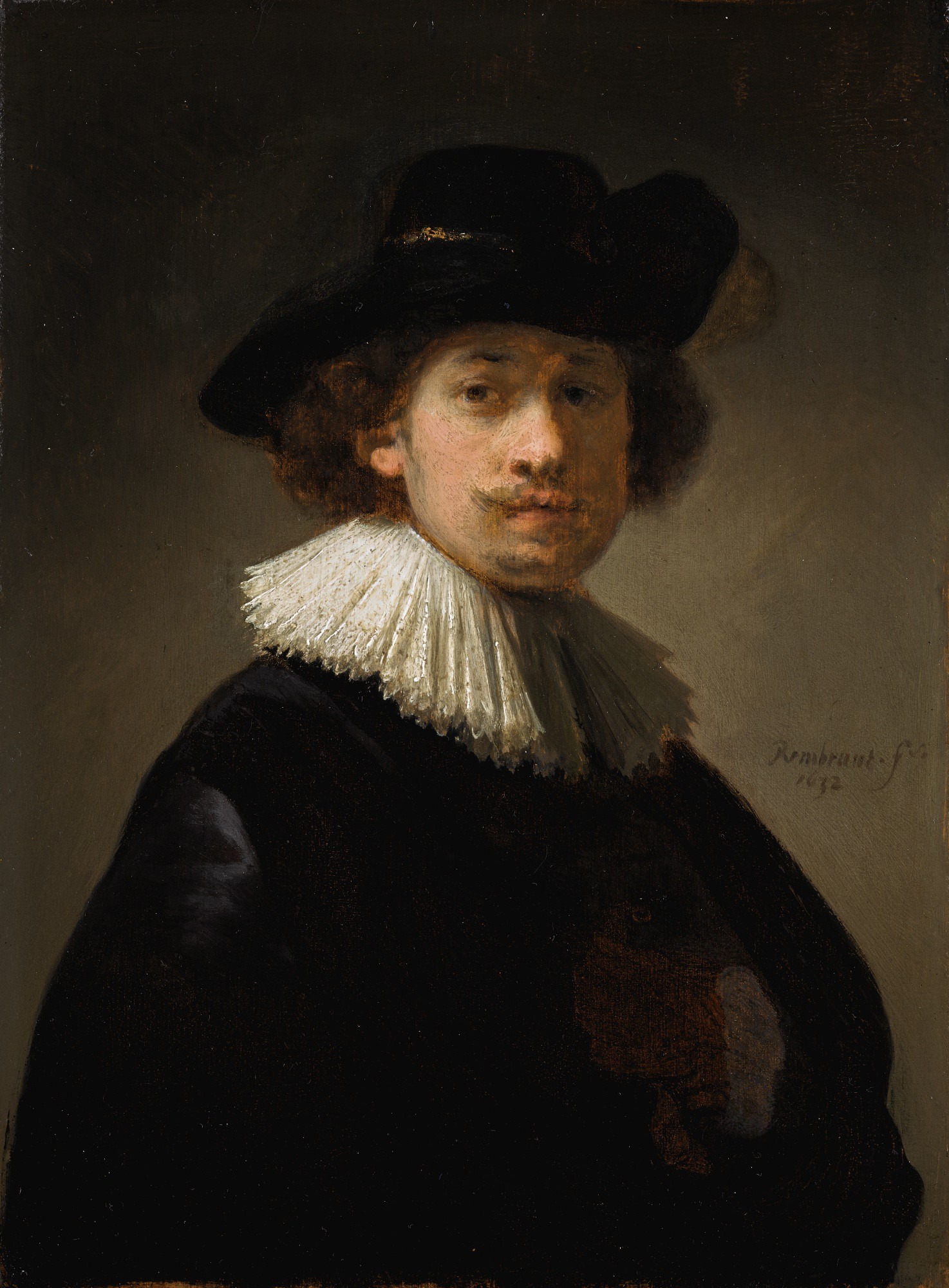 Rembrandt van Rijn | SELF-PORTRAIT OF THE ARTIST, HALF-LENGTH, WEARING ...