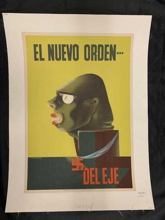 Edward Mcknight Kauffer El Nuevo Orden Del Eje The New Order Of The Axis Mutualart