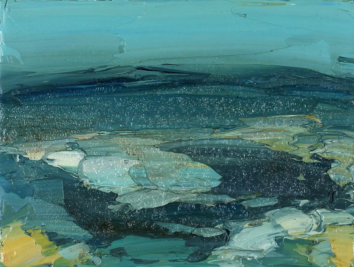 Artwork by Angie Grimes, Shifting Tide I, Made of Oil on canvas