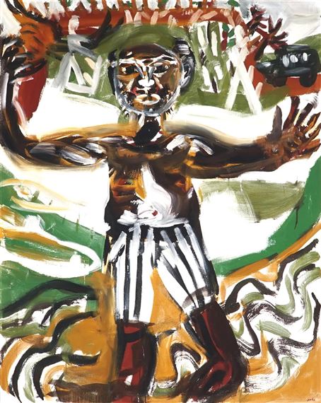 Footballer by Joe Furlonger, 1996