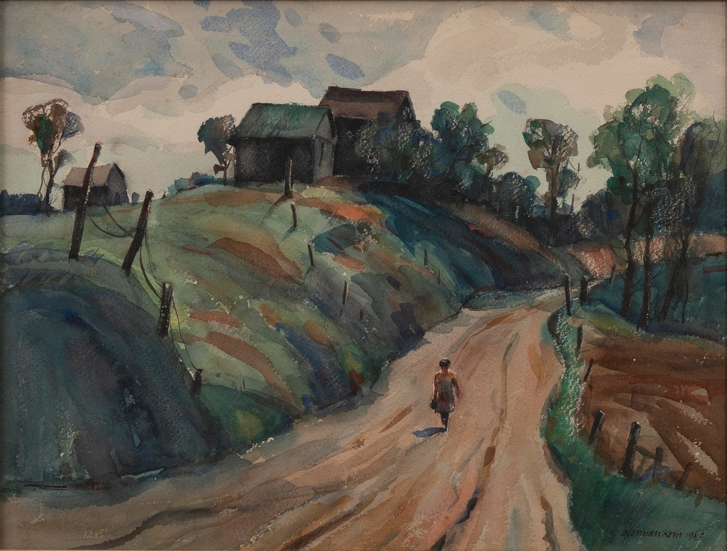 Norman Kent Country Road (1962) MutualArt