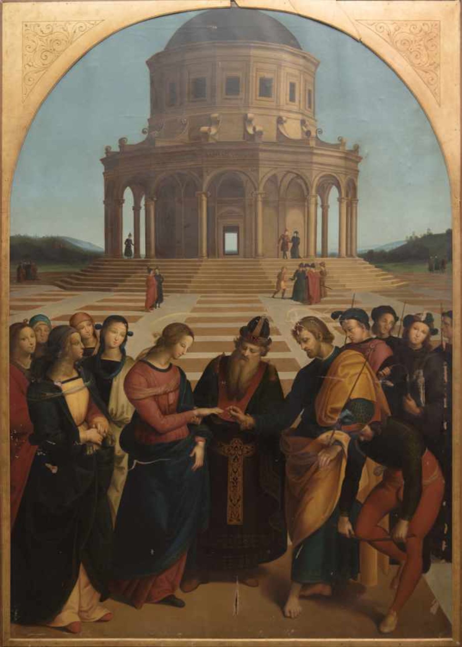 Die Vermählung Mariä by Raffaello Sanzio