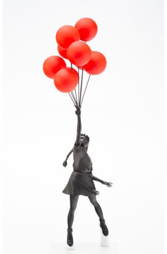 Medicom Toy | Flying Balloons Girl (Black/Red) (2019) | MutualArt