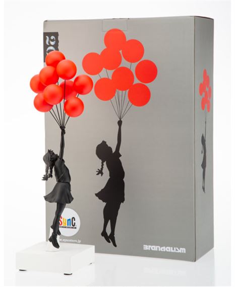 Medicom Toy | Flying Balloons Girl (Black/Red) (2019) | MutualArt