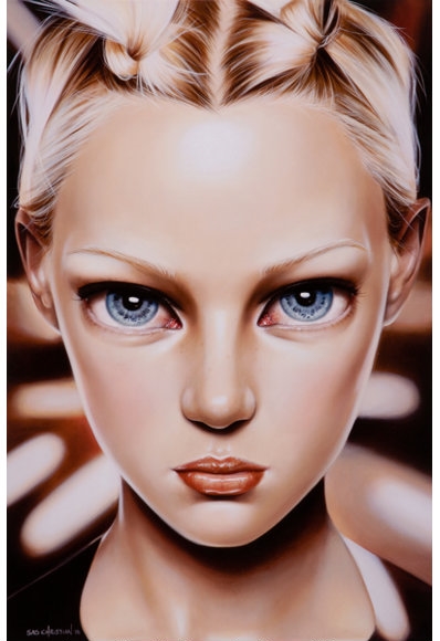 Artwork by Sas Christian, Hacker, Made of Giclee print in colors on paper