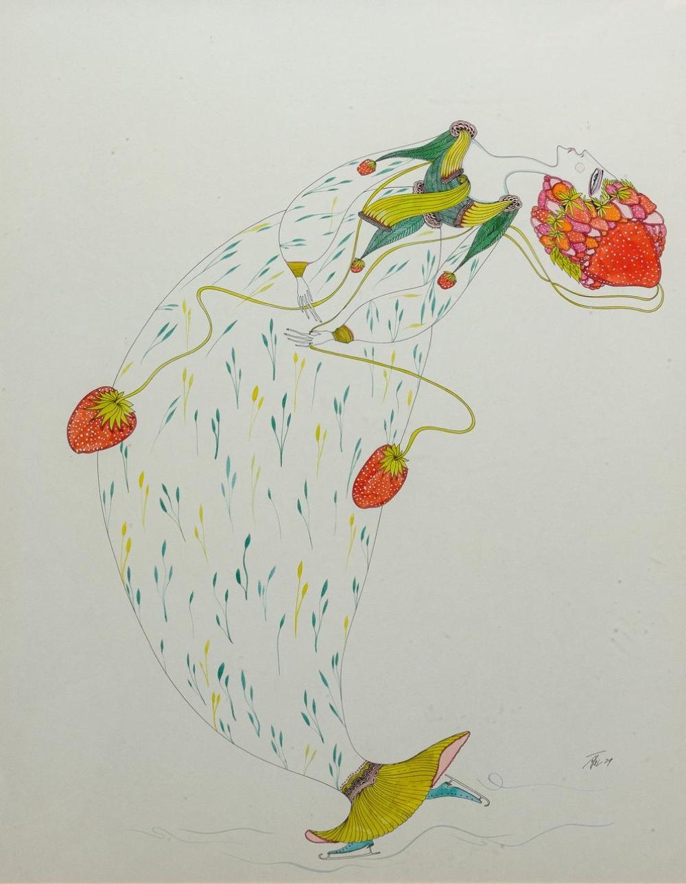 Strawberry Delight by Toller Cranston, 1979