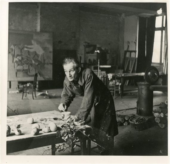 Balthus | Dans la salle à manger du château de Chassy et dans son atelier (Circa 1957) | MutualArt