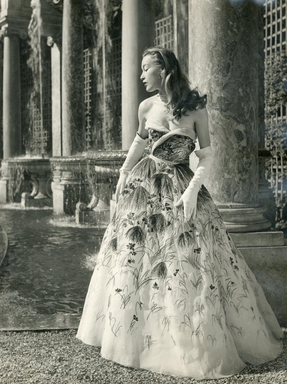 60s Christian Dior Velvet Dress - Lucky Vintage