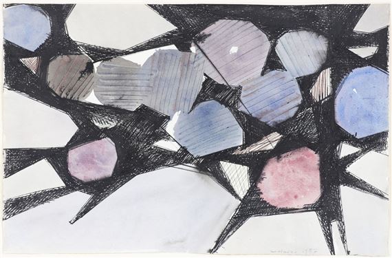 Komposition by Hans Uhlmann, 1957