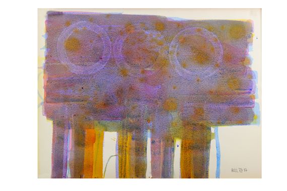 Abstract composition by James Hull, 1987