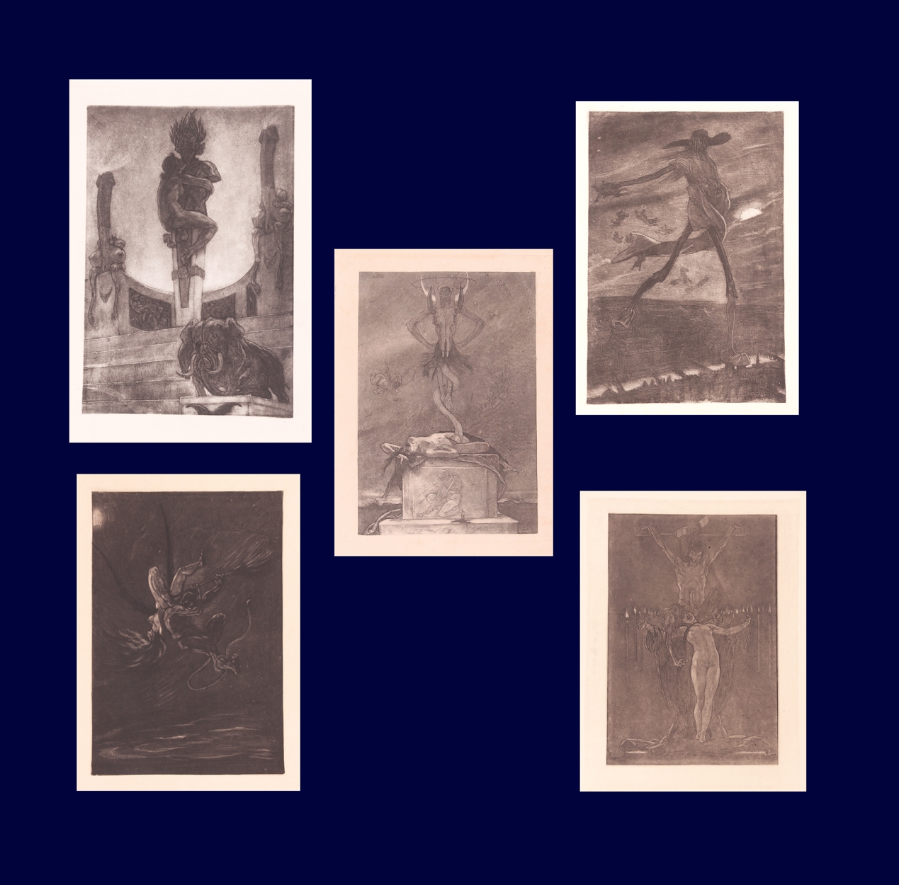 Félicien Rops | Five Works: Le Sacrifice | MutualArt