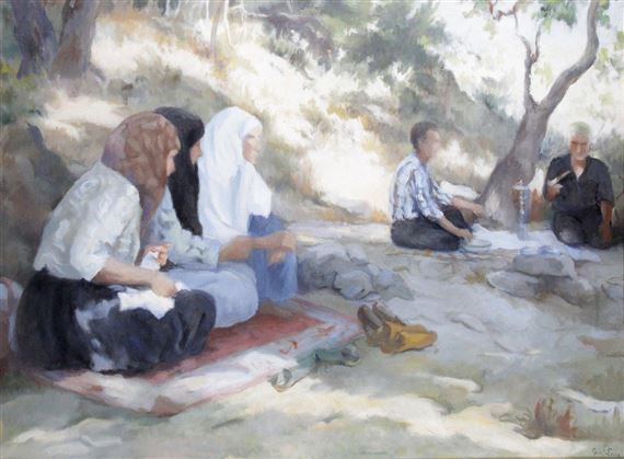 Village scene in Morocco by Gen Luis