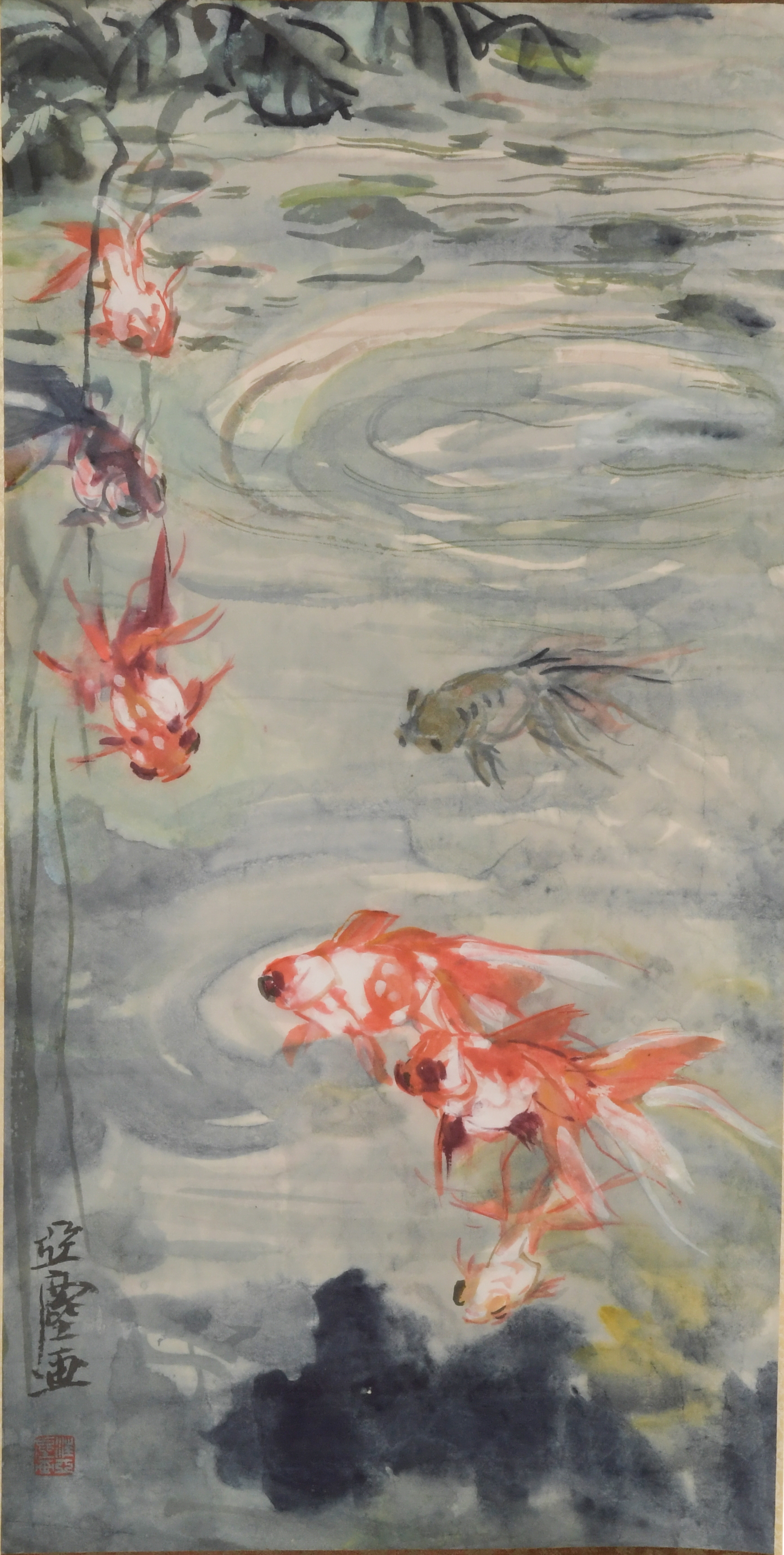Chinese Painting of Goldfish