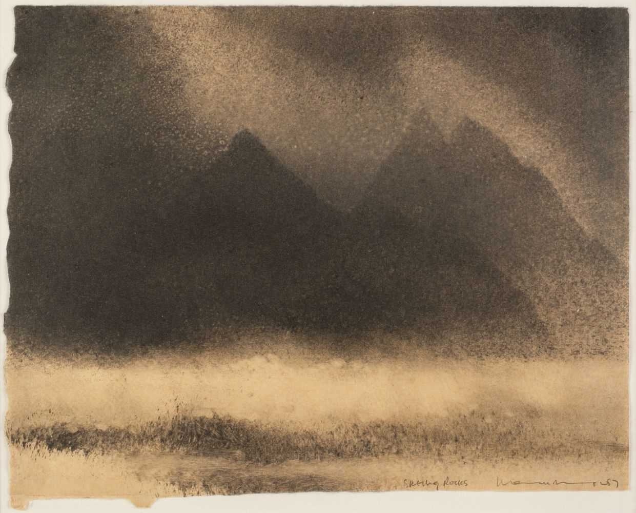 Norman Ackroyd | Skellig Rocks (1987) | MutualArt