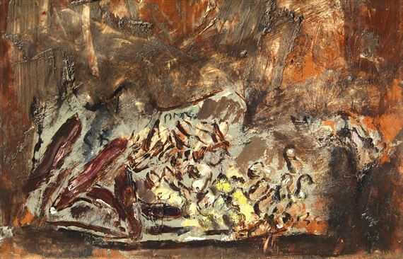 Natura morta con ortaggi by Filippo de Pisis, 1945