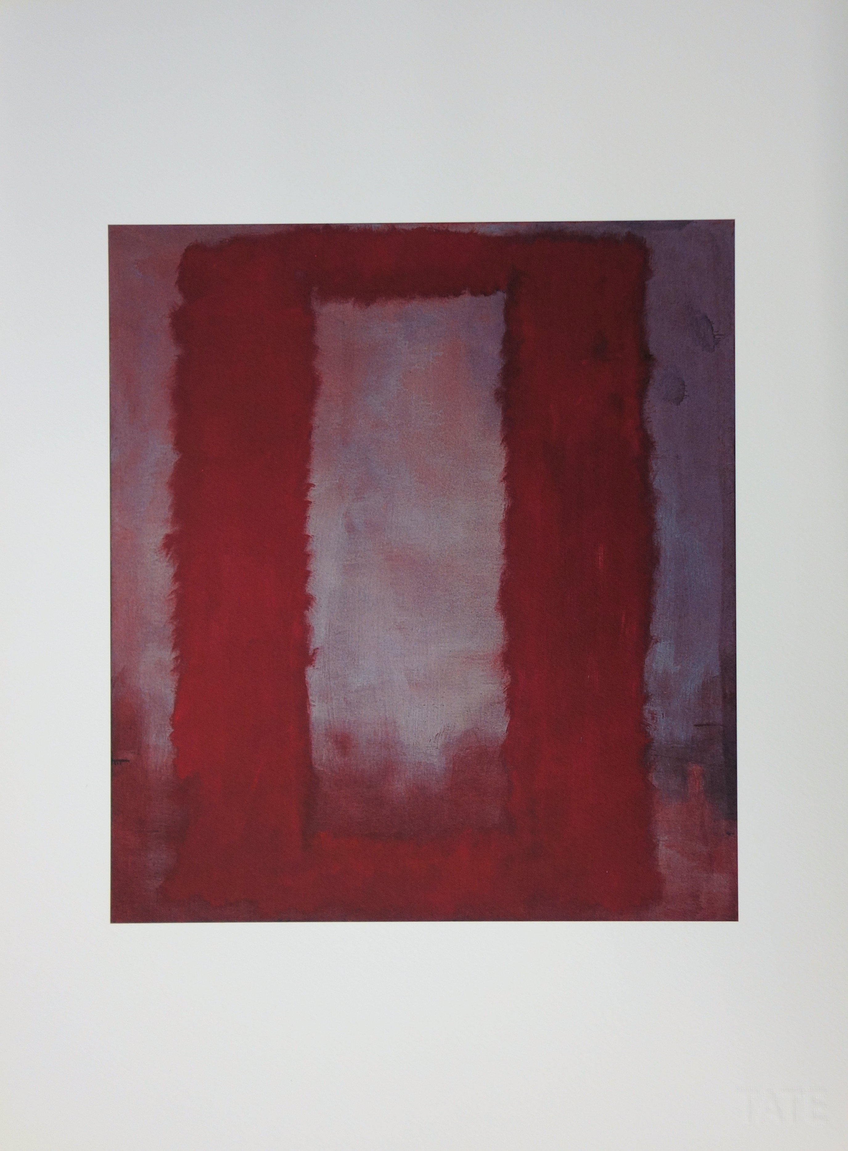 Seagram Murals, Clear on Red by Mark Rothko