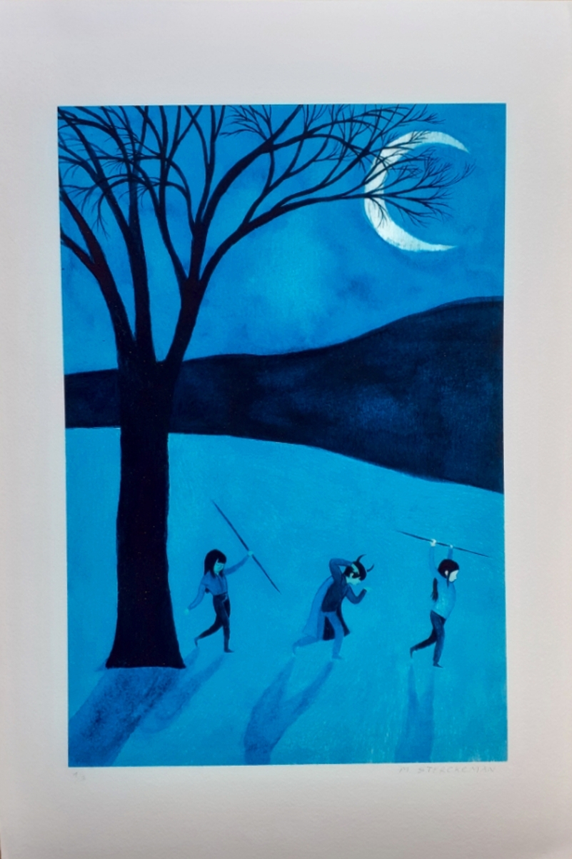 Artwork by Michaël Sterckeman, Pagan, Made of Offset print