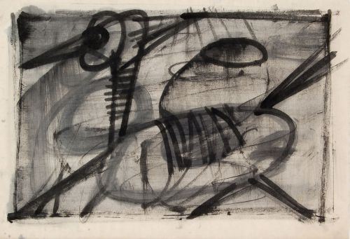 Vogel by Hermann Glöckner, 1960