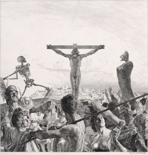 Golgatha (Große Kreuzigung Christi) by Otto Greiner, 1900