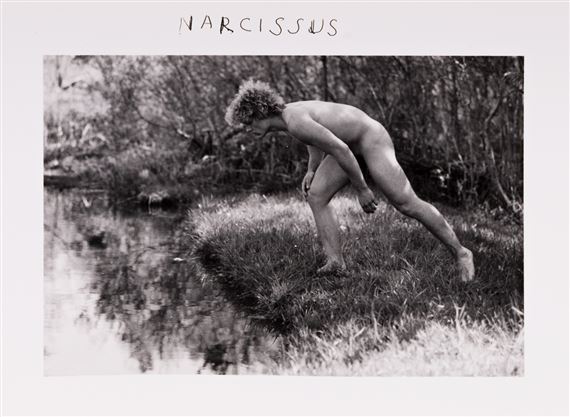 Narcissus. by Duane Michals, 1985