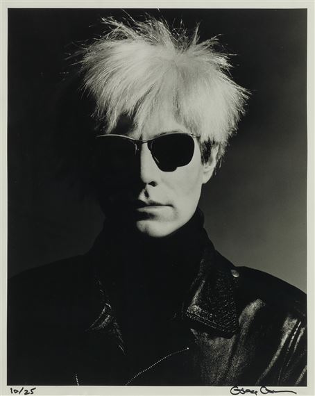 Andy Warhol, Los Angeles. by Greg Gorman, 1986