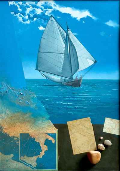 Tyrrhenian sea by Márton Barabás, 1981