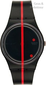 360 ° Rosso Sur Blackout (GZ119) - Felice Varini