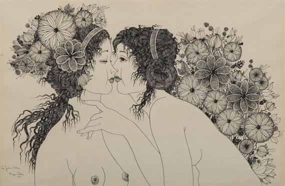 Winter gardens by Denyse Willem, 1971