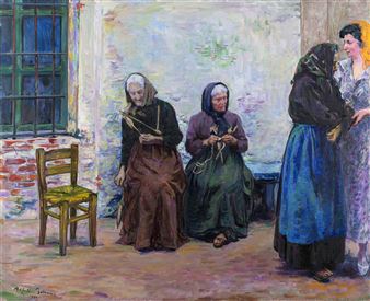 Le filatrici - Alfredo Beltrame