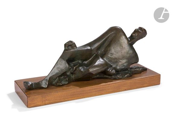L’homme couché by Léon Indenbaum, 1932
