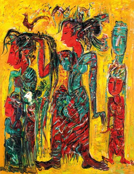 Women with offering by Suwaji, 2011