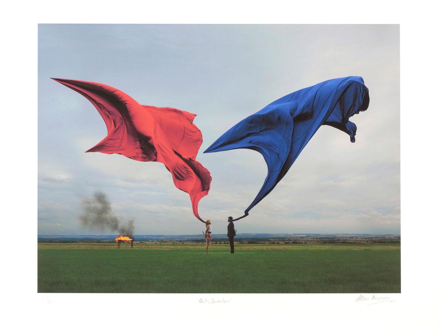 Artwork by Storm Thorgerson, ONLY REVOLUTIONS, Made of silkscreen on paper