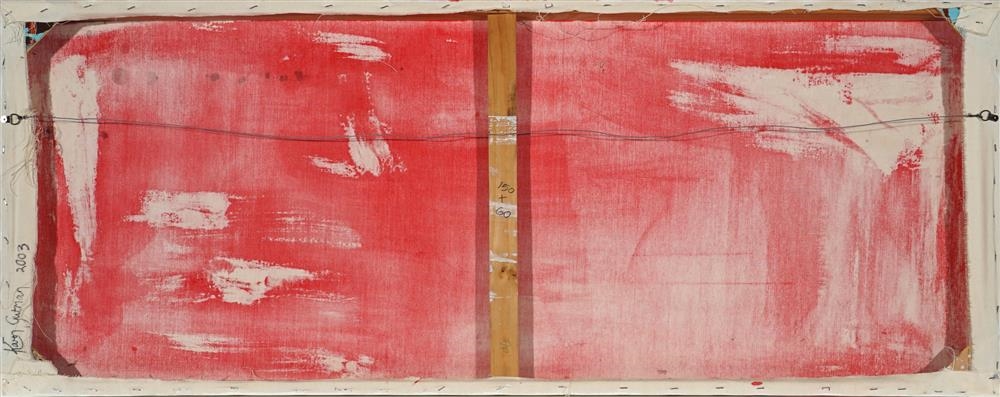 Artwork by Karen Gutman, Untitled, Made of collage and mixed media on canvas